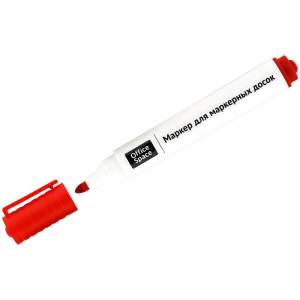 Маркер для белой доски OfficeSpace 3мм кра...